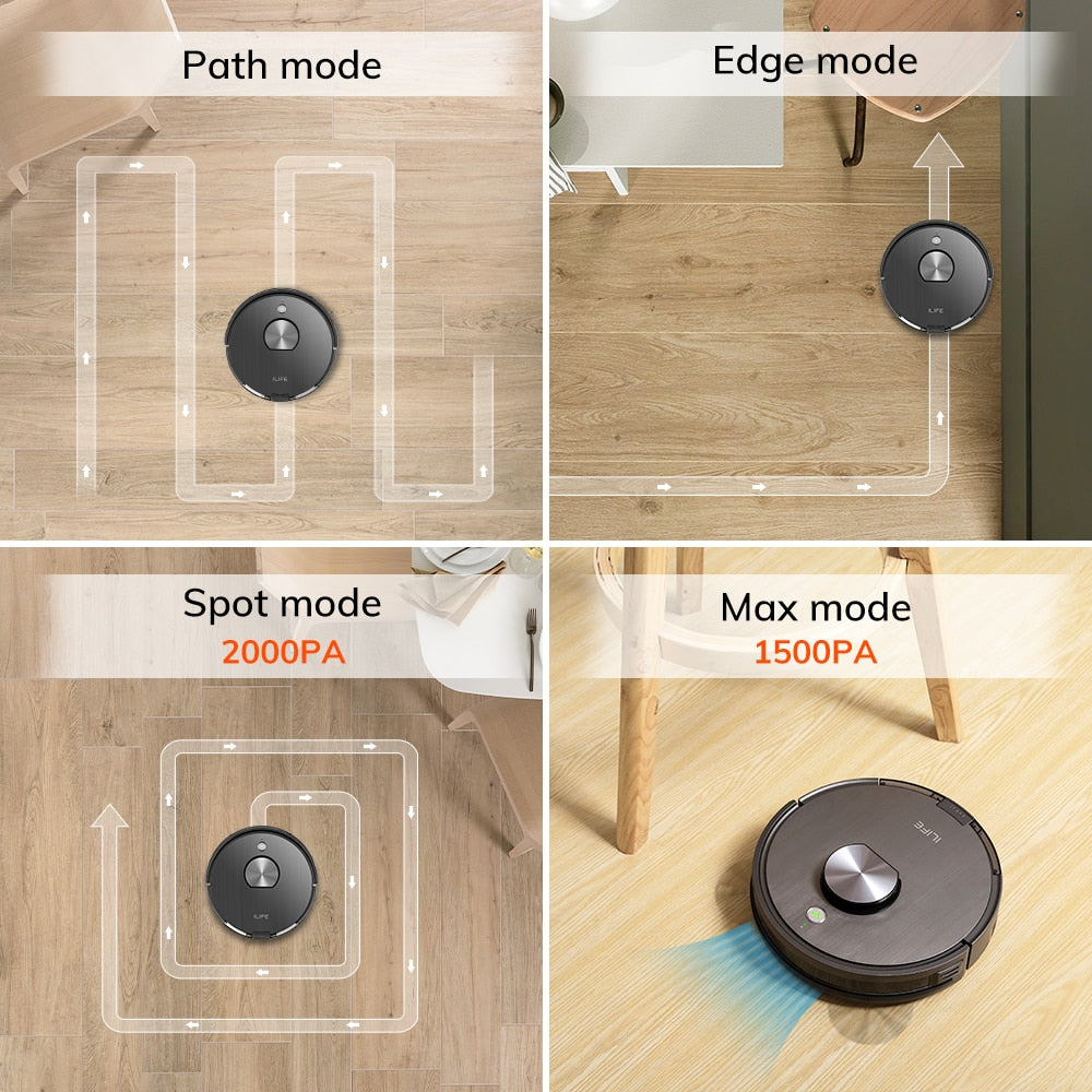 ILIFE A10s/L100 Robot ,Laser System,WIFI APP Control,Sweeping Mopping Cleaning,Restricted Area Setting