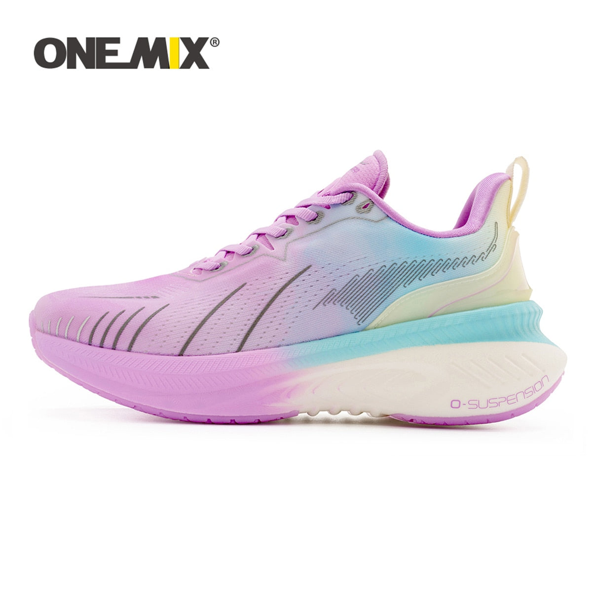 ONEMIX 2023 New Style Top Cushioning Running Shoes for Men Heavy Runners Sport Shoes Non-slip Outdoor Athletic Sneakers