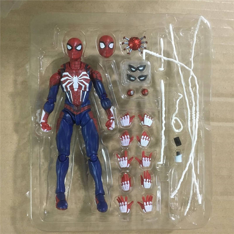 15CM Spider Upgrade PS4 Edition PVC Action Figure Dolls Model Toys Collectable Kids Gifts Free Shipping