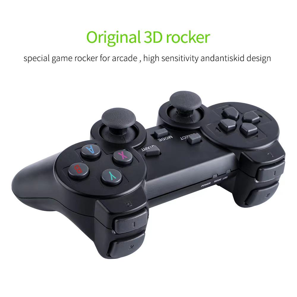 Video Game Console 64G Built-in 10000 Games Retro handheld Game Console Wireless Controller Game Stick For Children Xmas Gifts