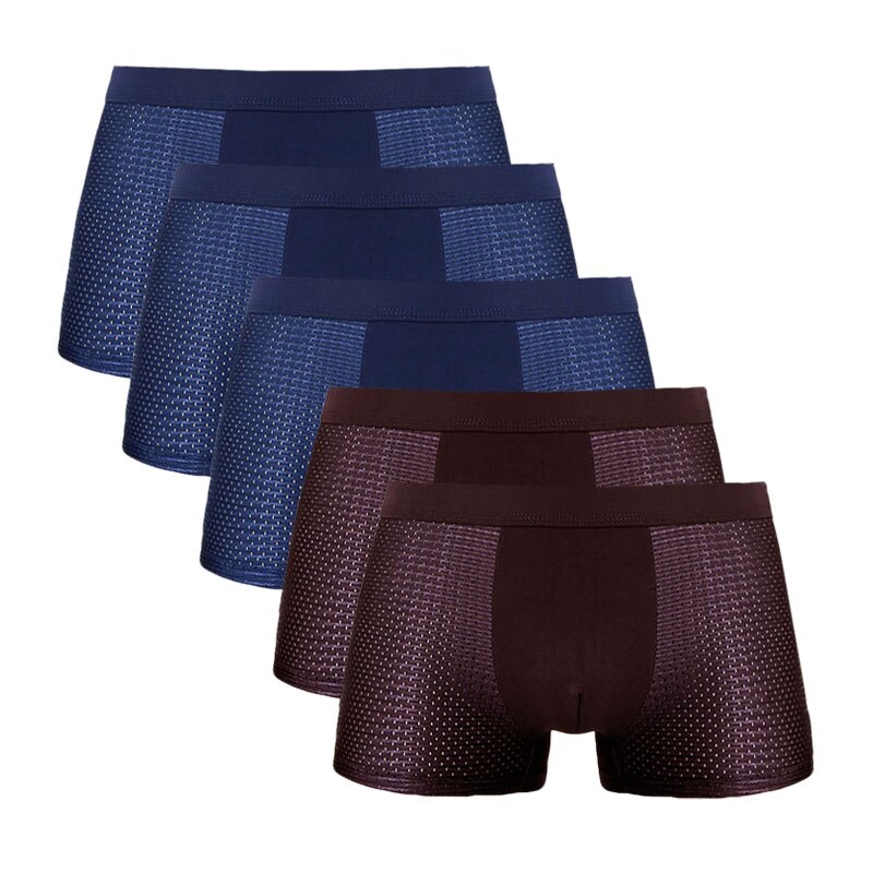 5PCS/Lot 8XL Mesh Hole Mens Underwear Boxers Men Boxer Underwear men Boxers for Men Underwear Boxer Shorts Men Boxers Men Pantis