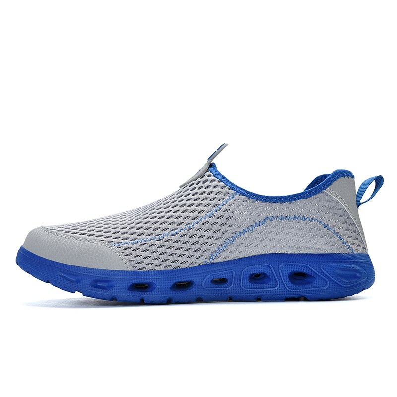 Breathable Summer Men Shoes Casual Mesh Light Breathable Slip On Men Sneakers Outdoor Aqua Shoes Sport Quik-Drying Water Shoe