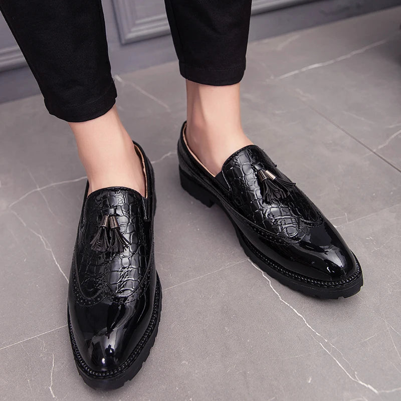 Fashion Shoe Office Shoes for Men Casual Shoes Breathable Leather Loafers Driving Moccasins Comfortable Slip on 2022 Three Color