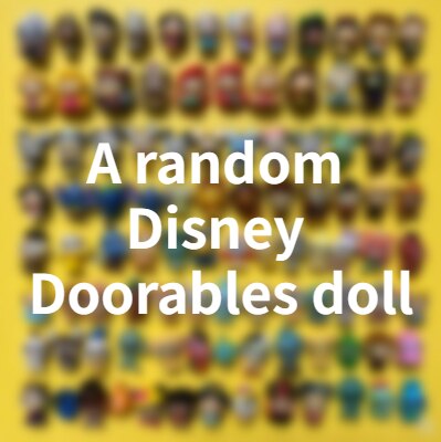 Surprise and Fun Stacking Fairy Tale House Disney Doorables Cartoon Dolls Anime Peripherals Ornaments Toy