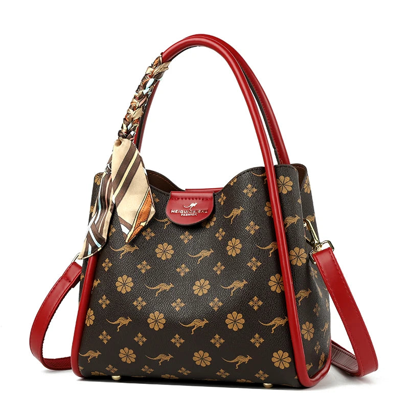 Brand Women Crossbody Bags High Quality Soft Leather Handbags and Purses Luxury Designer Shoulder Messenger Shopper Sac A Main
