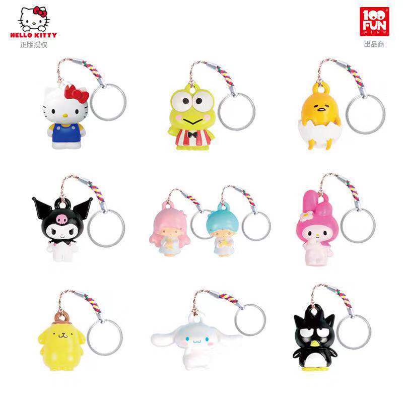 Sanrio Kwaii Cute Hello Kitty Blind Box Surprise Doll DIY Beaded Jewellery Children&#39;s Jewelry Christmas Gift Over The House Toys