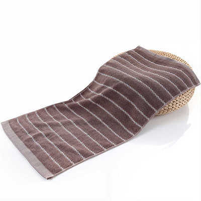 Bathroom Terry Towel 100% Cotton Hand Face Towels For Adults 35x75cm Coffee Sport Washcloth For Travel SPA Gym Swimming Running