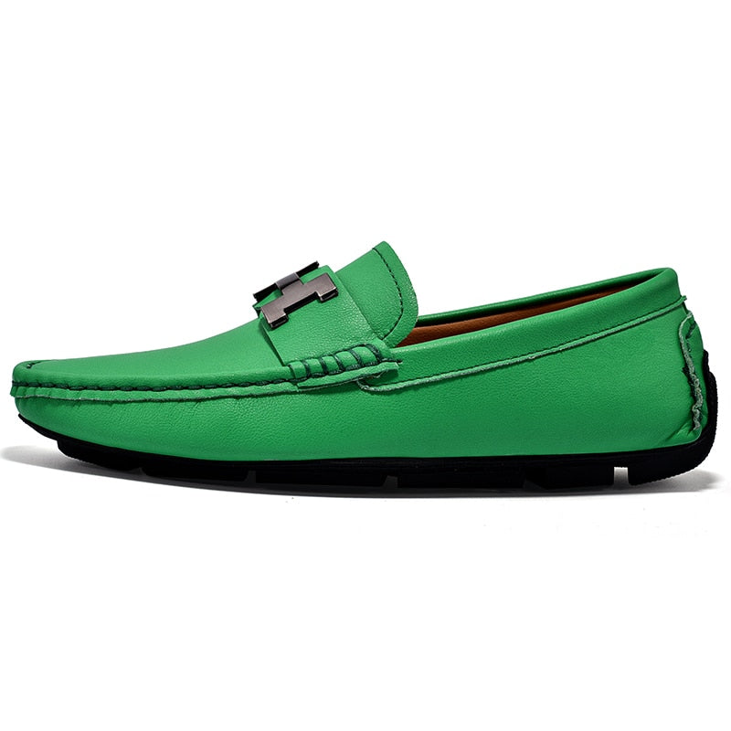 VRYHEID 2023 Men's Penny Loafers Genuine Leather Fashion Moccasin Driving Shoes Casual Slip On Flats Boat Shoes Plus Size 38~49