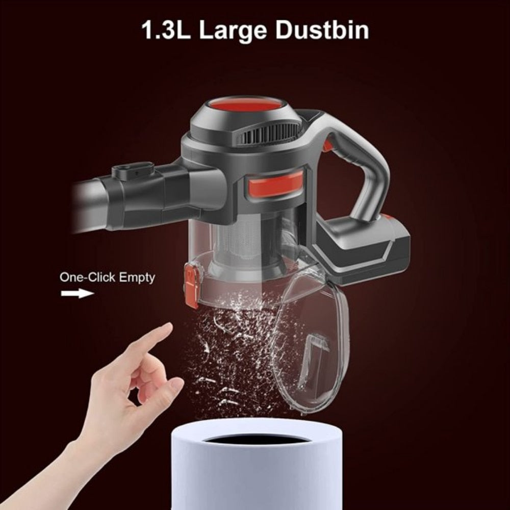 Cordless Stick Vacuum Cleaner, 4-in-1 Handheld with Powerful Suction for Home Hard Floor Carpet Car Pet Hair