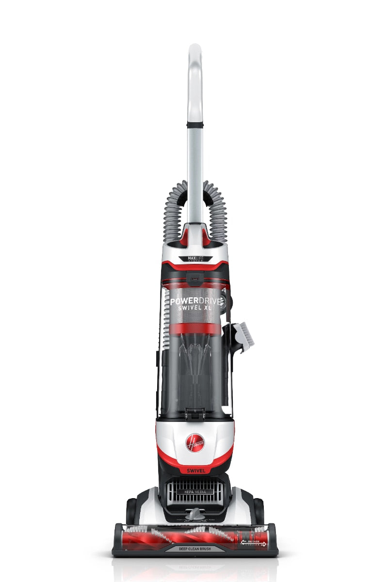 PowerDrive Swivel XL Bagless Upright Vacuum Cleaner with HEPA Media Filtration, UH75110