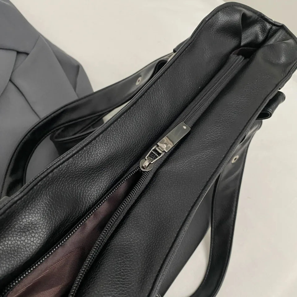 Female Hobo Handbag Large Capacity Shoulder Bags Big Stylsih Casual Tote Bag Ladies A4 Soft Leather Crossbody Bags Business Sac