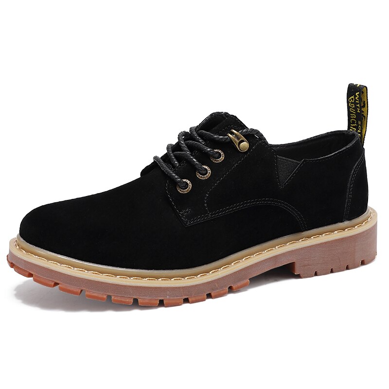 VRYHEID 2023 Men Casual Shoes Men Martins Leather Shoes Work Safety Shoes Winter Waterproof Ankle Botas Brogue Plus Size 37-47