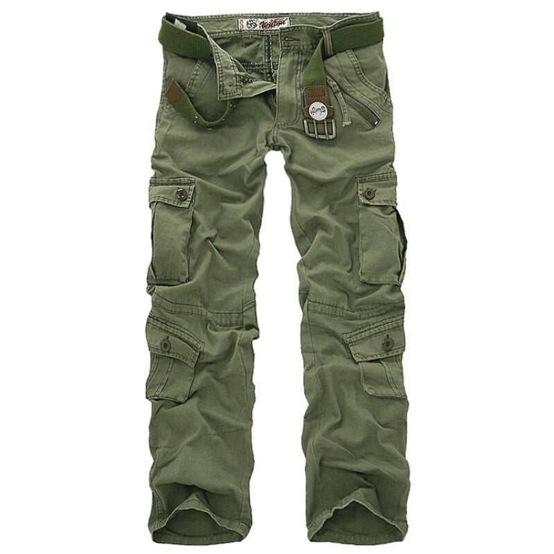 Hot Sale Free Shipping Men Cargo Pants Camouflage Trousers Military Pants for Man 7 Colors Streetwear Joggers Men Pants Straight