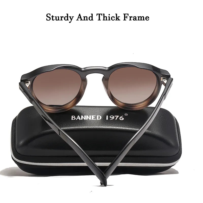 Fashion Vintage Polarized Male Sunglasses Men Women Retro Driving Fishing Luxury Brand Designer Sun Glasses UV400 FemaleEyewear