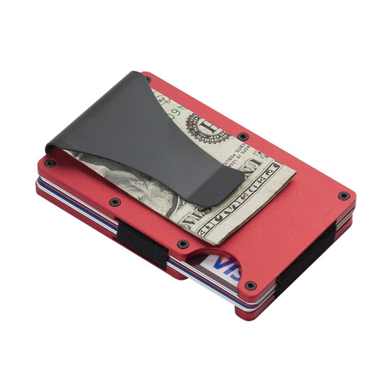 Card Holder Aluminium Case And Money Anti Theft RFID Designer Luxury For Men Porta Credencial Tarjetero Wallet Male Slim Case