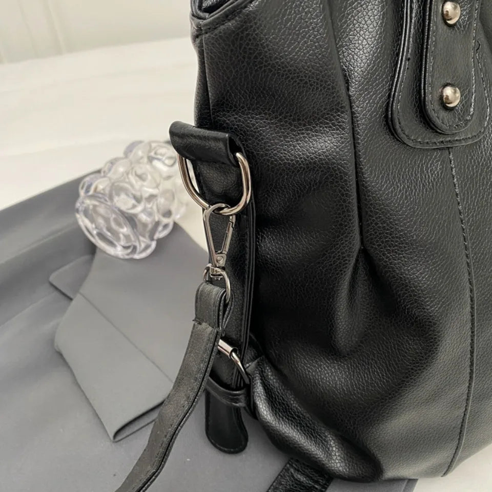 Female Hobo Handbag Large Capacity Shoulder Bags Big Stylsih Casual Tote Bag Ladies A4 Soft Leather Crossbody Bags Business Sac