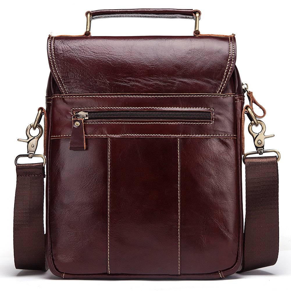 KAVIS NEW Genuine Leather Men's Crossbody Bag Male Business Shoulder Bag for Men High Quality Messenger Bag for 9.7" Ipad Bolsas