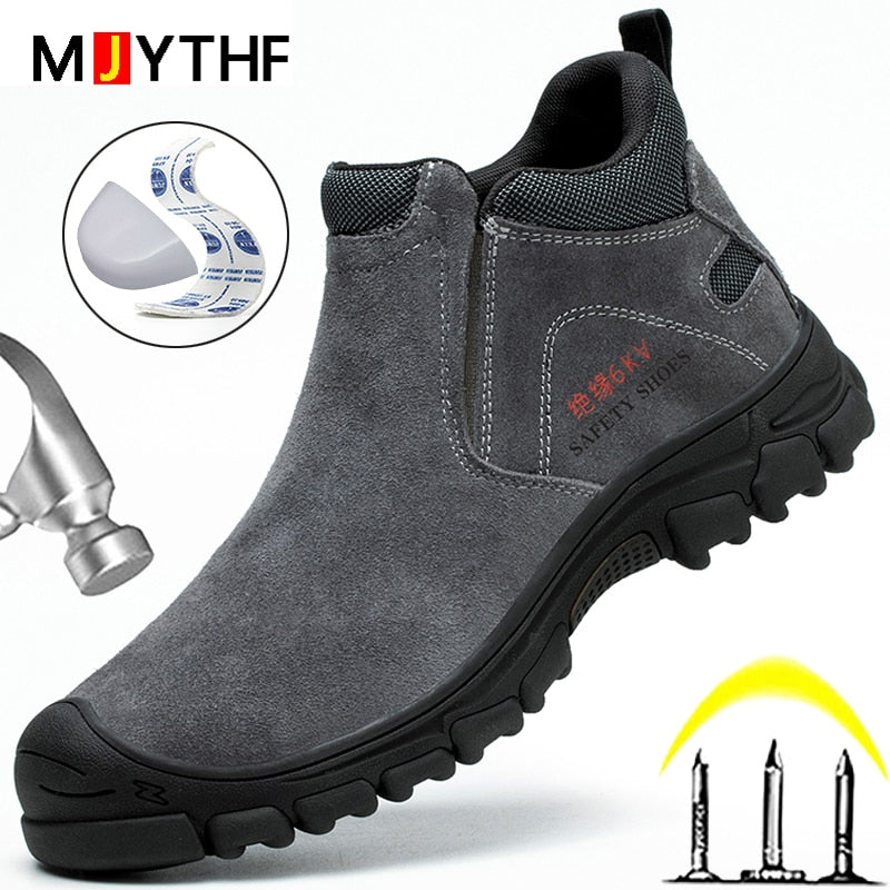 2023 Insulation 6kv Safety Shoes Men Wear-resistant Work Boots Indestructible Shoes Puncture-Proof Safety Boots Protective Shoes