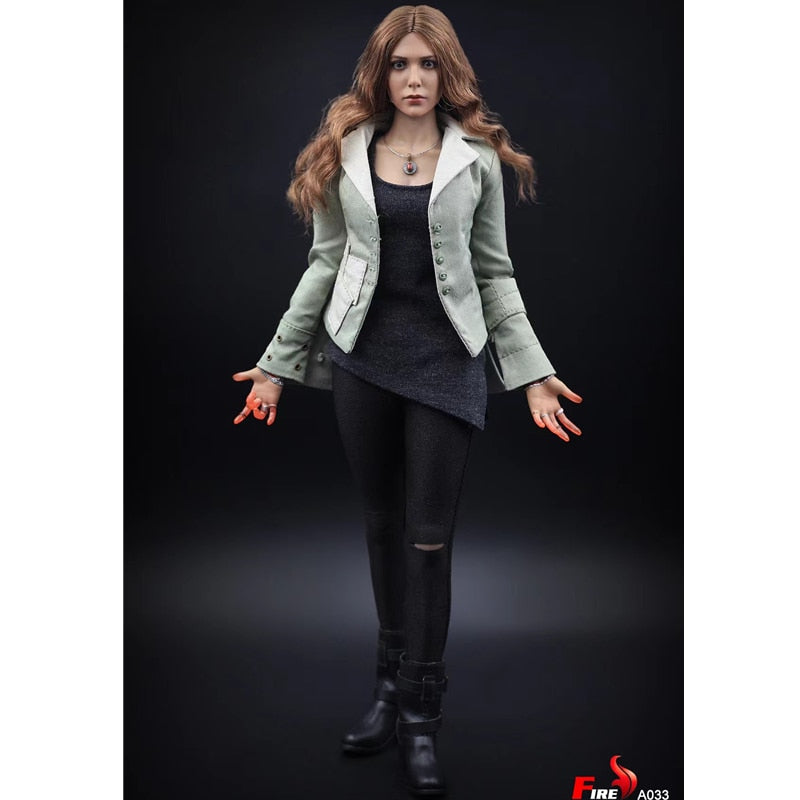 1/6 Scale Figure Collectible Figure Superpower Queen Full Set 12 &quot; Action Figure Body Dolls Collection FIRE A033