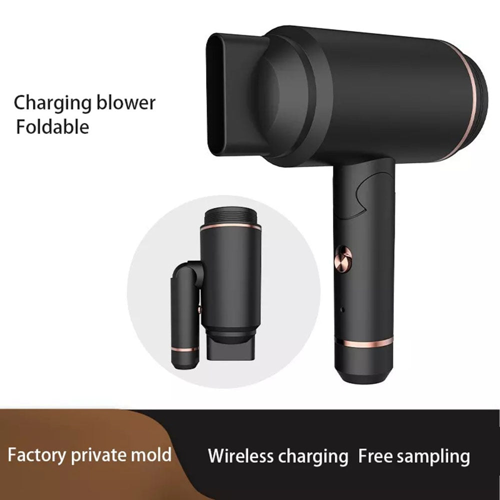 400W Cordless Hair Dryers Rechargeable Portable Travel Hairdryer Wireless Blowers Salon Styling Tool 5000mAh 2 Speeds Hot Air