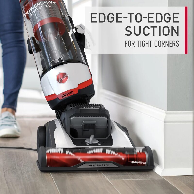 PowerDrive Swivel XL Bagless Upright Vacuum Cleaner with HEPA Media Filtration, UH75110