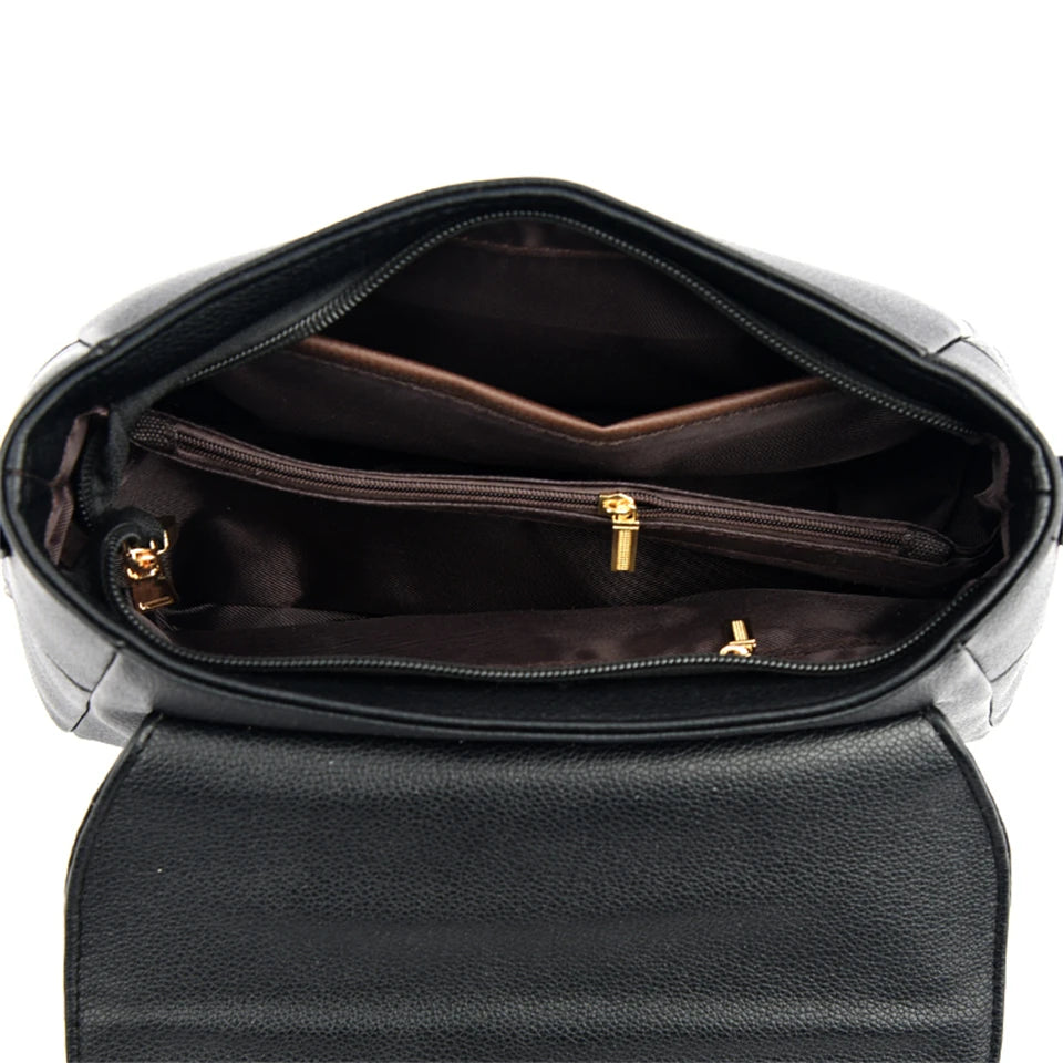 New Retro Purses and Handbags Women Bag High Quality Leather Shoulder Crossbody Bags Luxury Designer Ladies Casual Messenger Sac