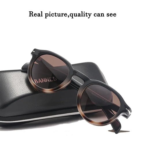 Fashion Vintage Polarized Male Sunglasses Men Women Retro Driving Fishing Luxury Brand Designer Sun Glasses UV400 FemaleEyewear