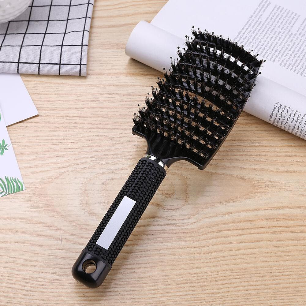 New Brush Hair Scalp Massage Comb Bristle&amp;Nylon Mixing Boar Women Wet Straight Curly Detangle Salon Hairdressing Styling Tools