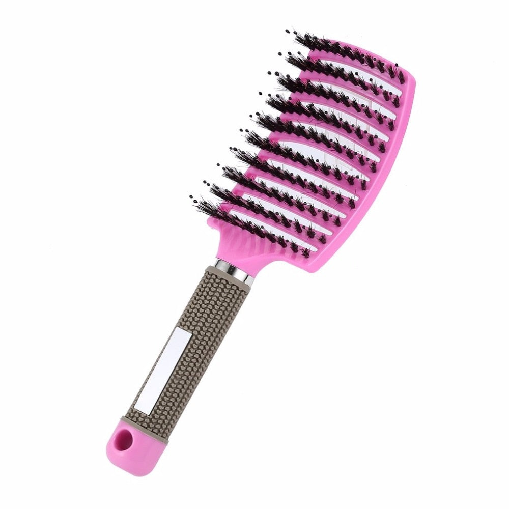 New Brush Hair Scalp Massage Comb Bristle&amp;Nylon Mixing Boar Women Wet Straight Curly Detangle Salon Hairdressing Styling Tools