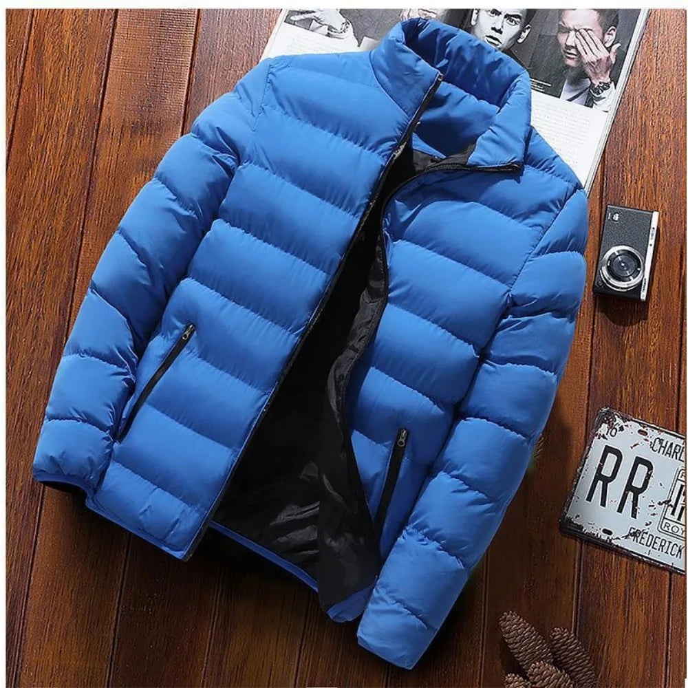 Men's Fall Winter Coats Fashion Padded Jacket For Men Coat Warm Clothing Men's Parka Plus Size M-6XL
