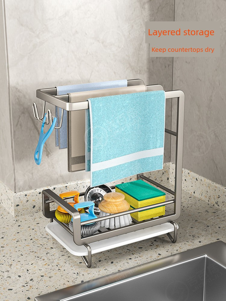 Kitchen Faucet Sponge Special Rag Rack