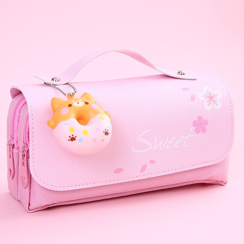 School Supplies Kawaii Stationery School Pencil Cases for Girls Bags Pens Cute Korean Stationery Holsters Supply Store Aesthetic