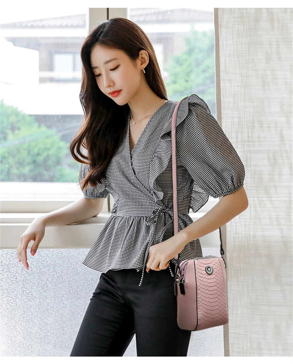 Women's 2024 Fashion Trendy Handbag Purse Luxury Designer Female Shoulder Crossbody Bag High Quality Ladies Messenger Sac A Mian