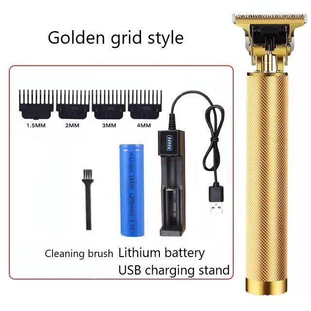 Direct Charge Hair Trimmer For Men Rechargeable Shaver Beard Barber Hair Electric T9 Cutting Machine Digital Display LCD Fader