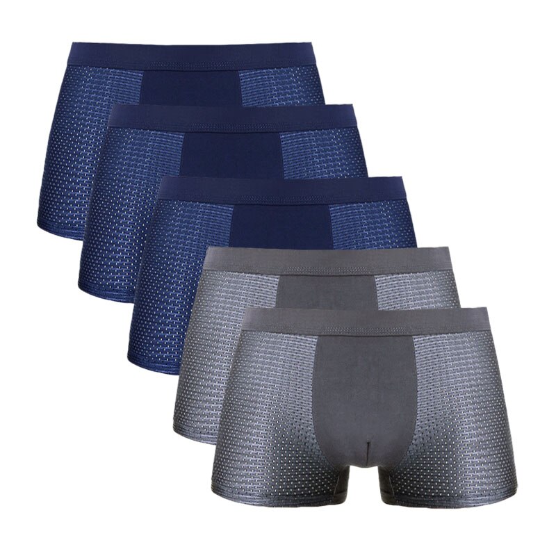 5PCS/Lot 8XL Mesh Hole Mens Underwear Boxers Men Boxer Underwear men Boxers for Men Underwear Boxer Shorts Men Boxers Men Pantis