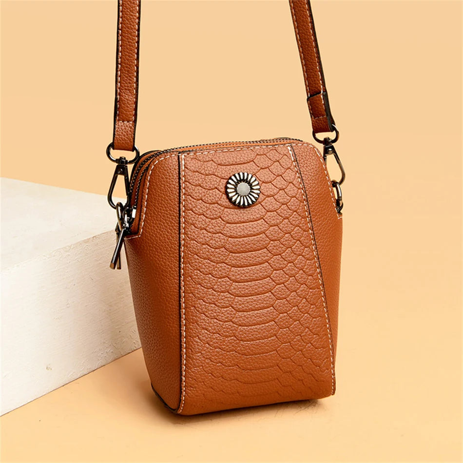 Women's 2024 Fashion Trendy Handbag Purse Luxury Designer Female Shoulder Crossbody Bag High Quality Ladies Messenger Sac A Mian