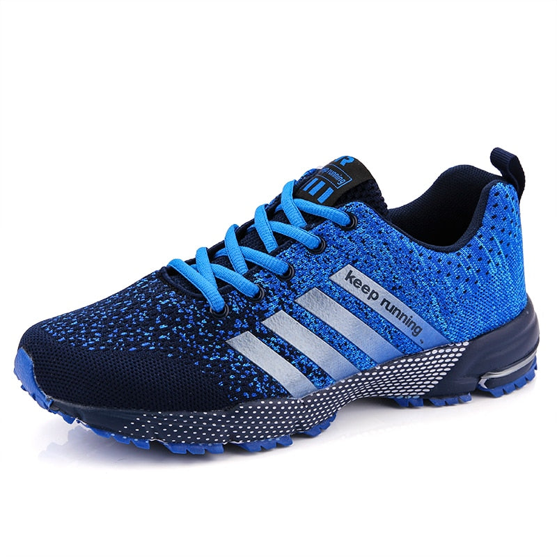 Running Shoes Breathable Outdoor Sports Shoes Lightweight Lace-UP Sneakers for Women Comfortable Athletic Men Training Footwear