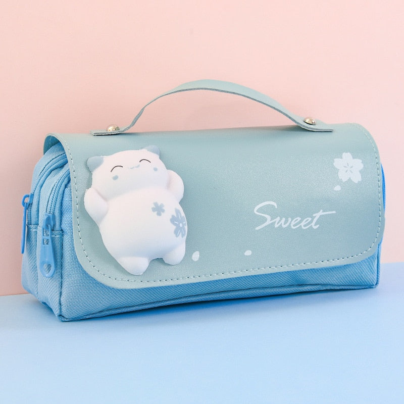 School Supplies Kawaii Stationery School Pencil Cases for Girls Bags Pens Cute Korean Stationery Holsters Supply Store Aesthetic