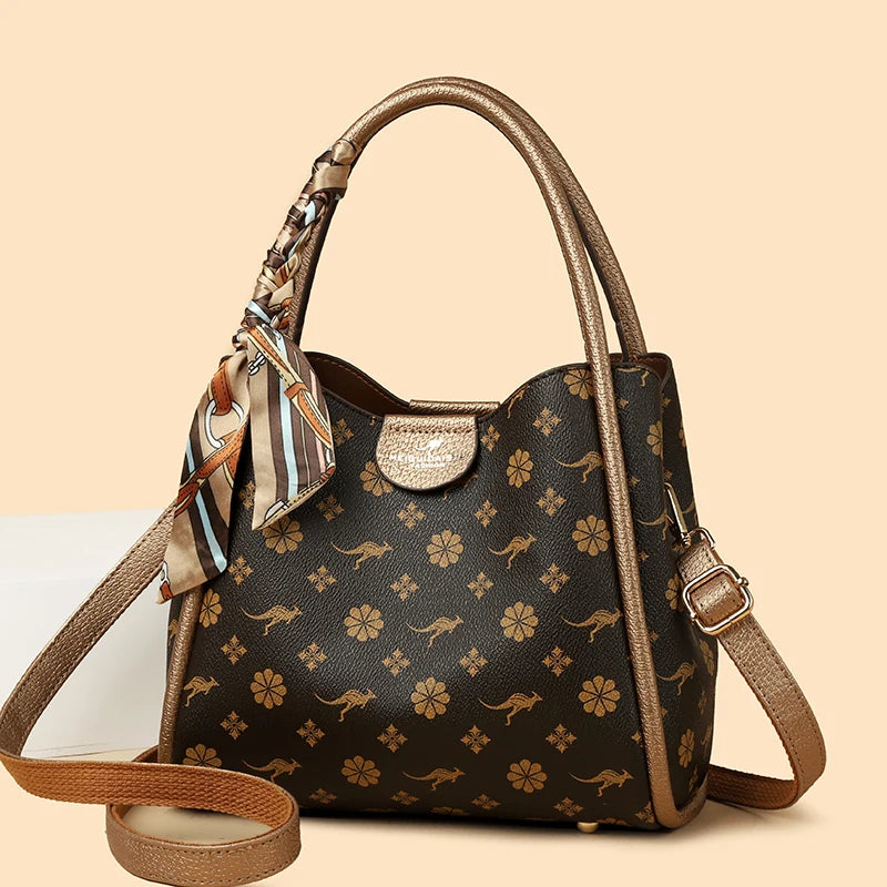 Brand Women Crossbody Bags High Quality Soft Leather Handbags and Purses Luxury Designer Shoulder Messenger Shopper Sac A Main