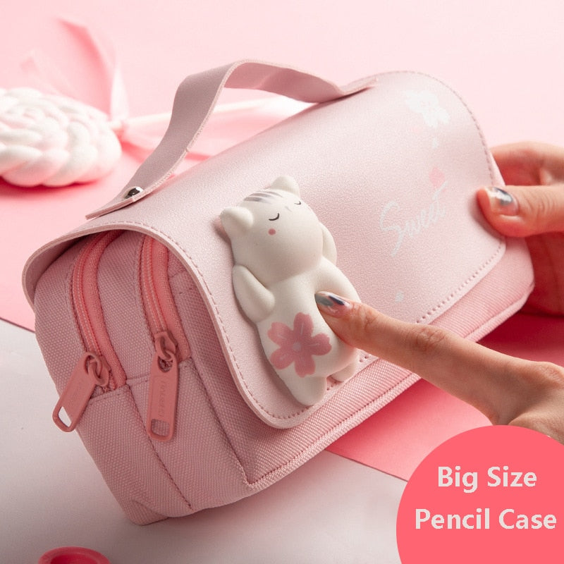 School Supplies Kawaii Stationery School Pencil Cases for Girls Bags Pens Cute Korean Stationery Holsters Supply Store Aesthetic