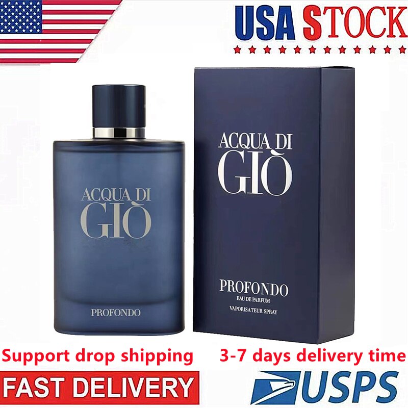 Shipping 3-6 Days In The USA Men&#39;s Parfum Acqua Di Gio Profumo Eau De Parfum Long Lasting Parfume Gift for Men Colognes