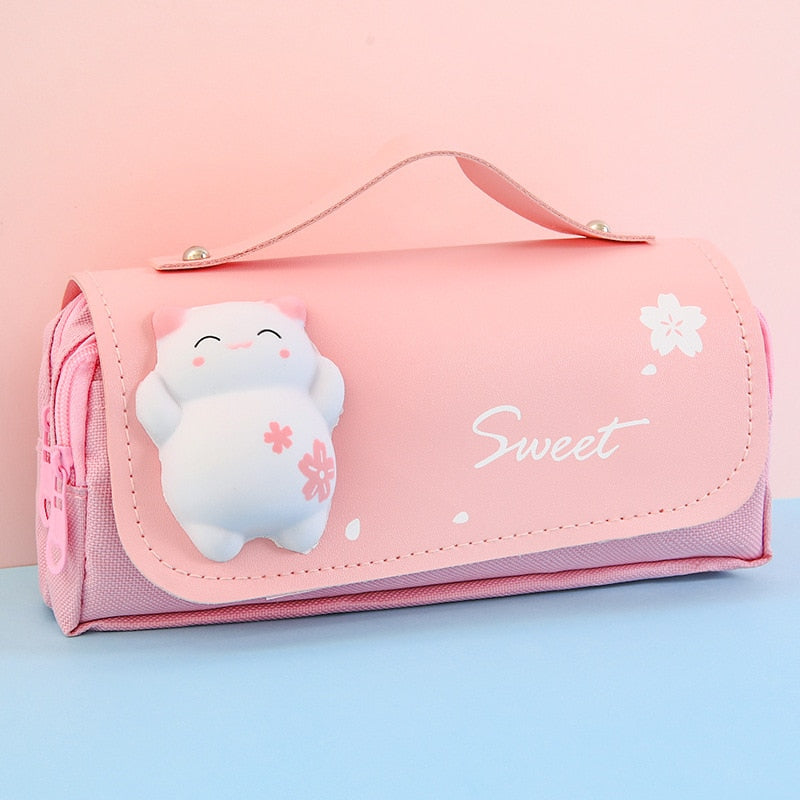 School Supplies Kawaii Stationery School Pencil Cases for Girls Bags Pens Cute Korean Stationery Holsters Supply Store Aesthetic