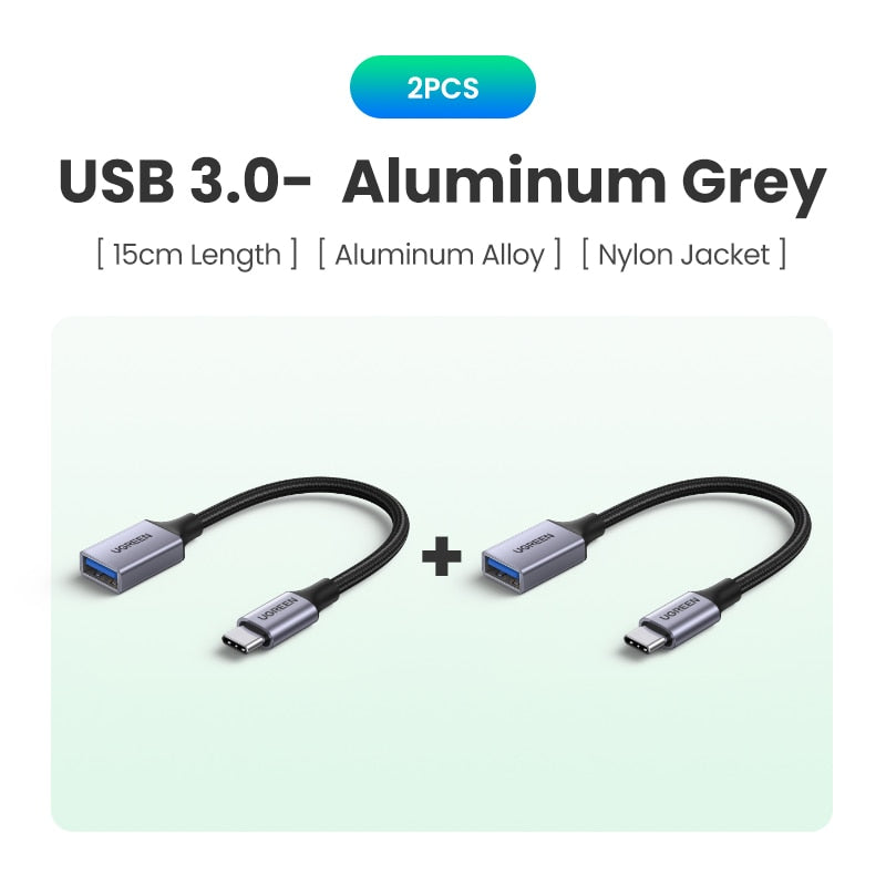 UGREEN USB C to USB 3.0 OTG Adapter USB Type-C OTG Data Cable Connector for Samsung GalaxyS 10 MacBook Pro 2019 USB C Adapter