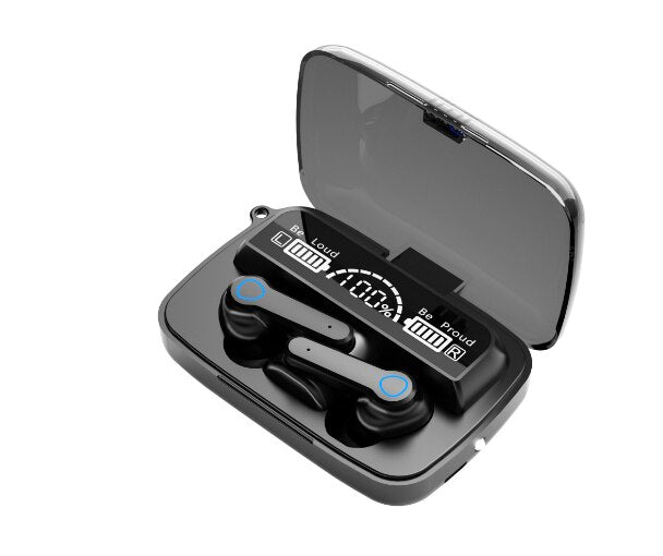TWS Sports Wireless Headphones with Mic IPX5 Waterproof LED Display 9D Stereo Bluetooth 5.1 Earbuds Headsets for Phone