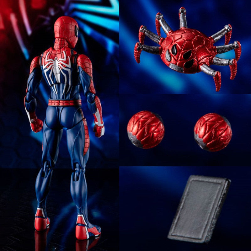 15CM Spider Upgrade PS4 Edition PVC Action Figure Dolls Model Toys Collectable Kids Gifts Free Shipping