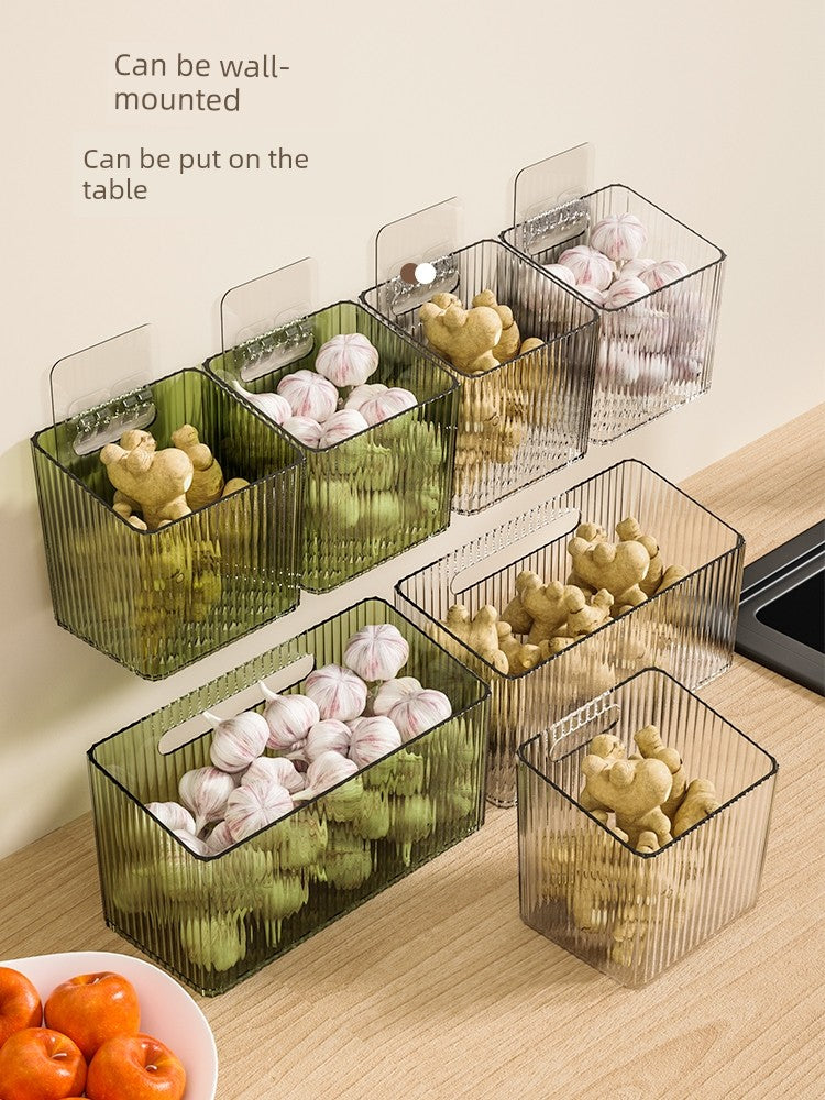 Bathroom Bathroom Storage Basket Punch-Free Wall Kitchen