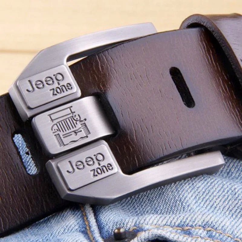 Famous Brand Luxury Designer Belts for Men Vintage Spilt Genuine Leather Pin Buckle Waist Strap Belt for Jeans High Quality