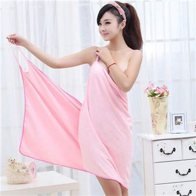 Microfiber Wearable Bath Towel for Women Solid Color Quick Dry Bathrobe Towels Bath Robe Washcloth Swim Travel Sport Beach Towel