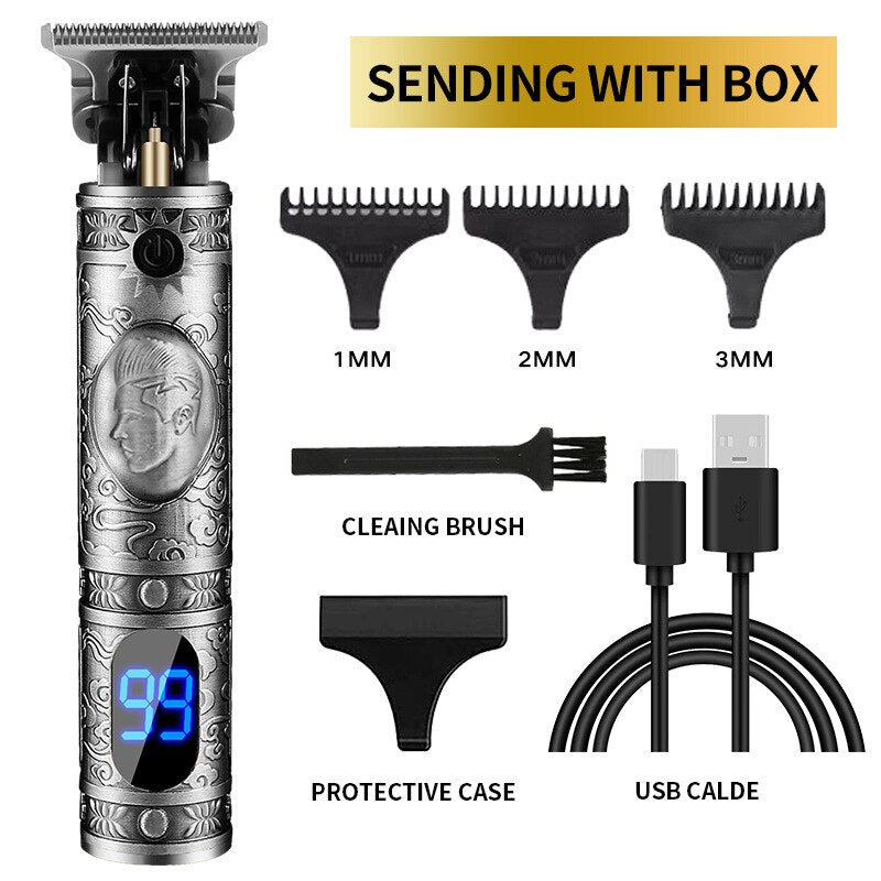 New T9 Electric Hair Clipper Hair Trimmer Professional Shaver Beard Barber Shop Men Hair Cutting Machine For Men Haircut Style