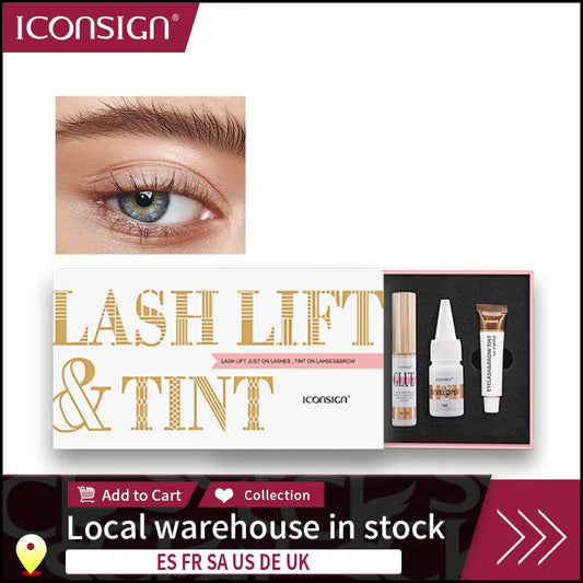 ICONSIGN Lash Lift and Tint Kit Professional Eyelash Lifting Calia Perming Lashes Tint Brow Dye Eyes Makeup Tools Dropshipping